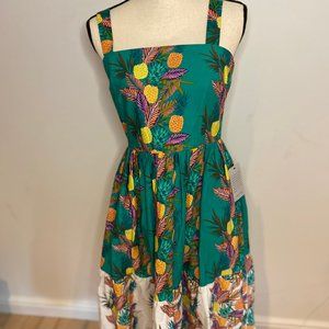 👗(NWT)💖Nordstrom dress + summer pineapple print